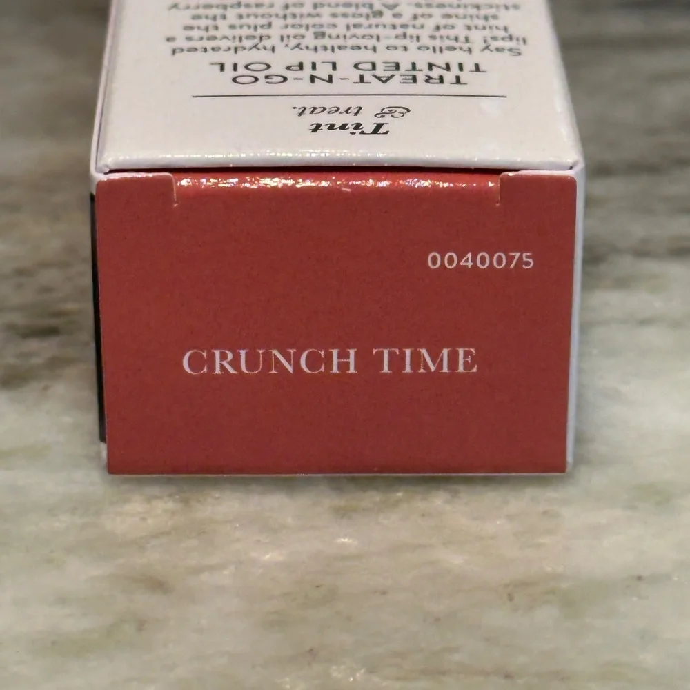 Laura Geller Treat N Go TINTED LIP OIL - Crunch Time Non-Sticky Hydrating NEW